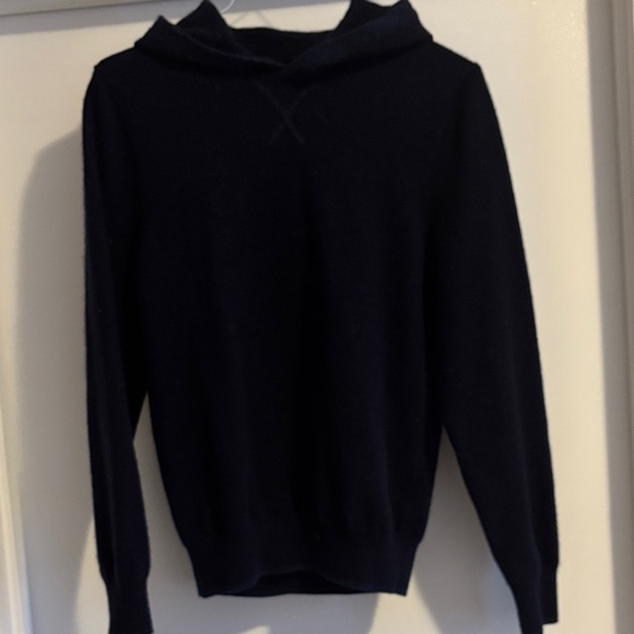 ❤️Falconeri Navy Hooded Cashmere Sweater Size S